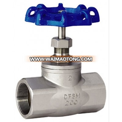 200wog Stainless Steel Thread Globe Valve