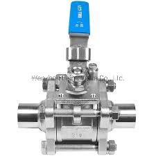 3PC Welding Ball Valve with Mounting Pad 1000wog